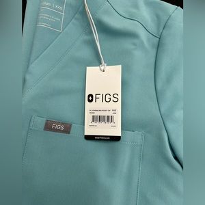 Figs limited edition seaglass Catarina XXS scrub top NWT